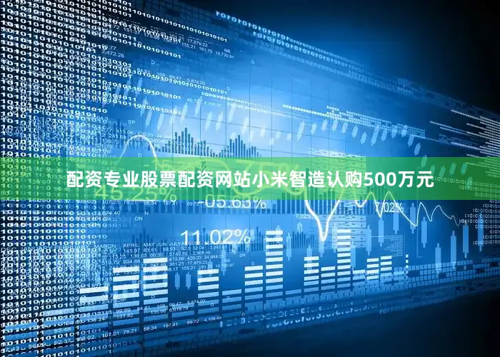 配资专业股票配资网站小米智造认购500万元